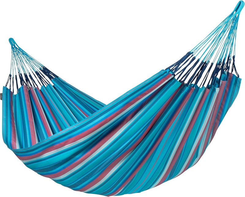 La Siesta® Brisa Wave Classic Hammock - Weatherproof Outdoor Relaxation for Kingsize Hammock, Authentic and Comfortable Relaxation - Image 1